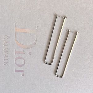 3” Drop Fashion Earrings - Silver